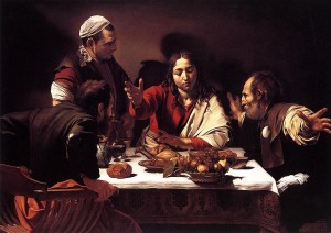 La cena in Emmaus, 139 × 195, Londra, National Gallery.